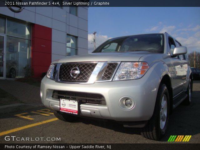 2011 Nissan Pathfinder S 4x4 in Silver Lightning