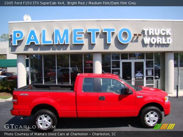 2005 Ford F150 STX SuperCab 4x4 in Bright Red