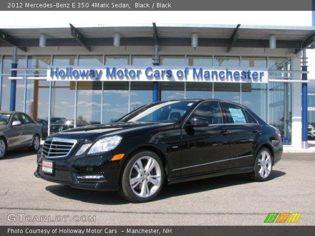 2012 Mercedes-Benz E 350 4Matic Sedan in Black