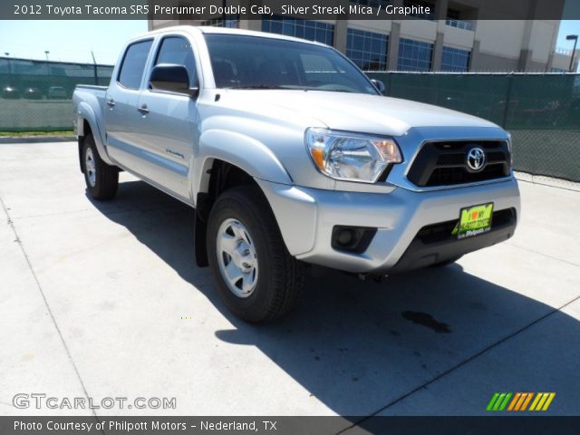 2012 Toyota Tacoma SR5 Prerunner Double Cab in Silver Streak Mica