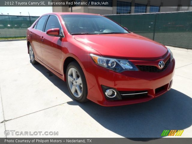 2012 Toyota Camry SE in Barcelona Red Metallic