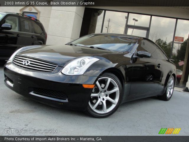 2003 Infiniti G 35 Coupe in Black Obsidian