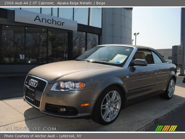 2009 Audi A4 2.0T Cabriolet in Alpaka Beige Metallic