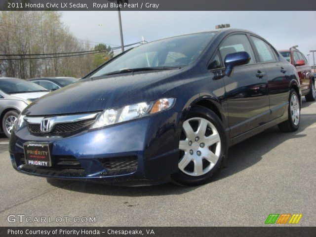 2011 Honda Civic LX Sedan in Royal Blue Pearl