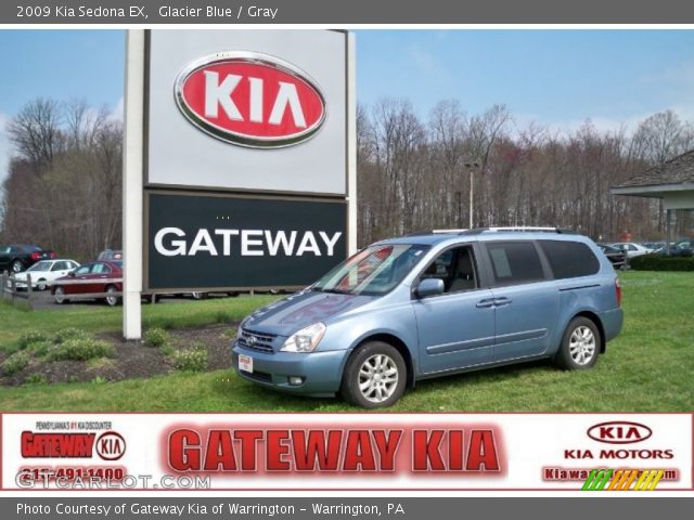 2009 Kia Sedona EX in Glacier Blue