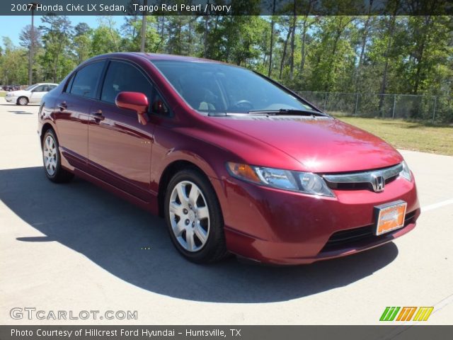 2007 Honda civic lx red