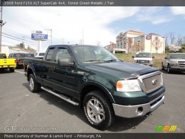 2008 Ford F150 XLT SuperCab 4x4 in Forest Green Metallic