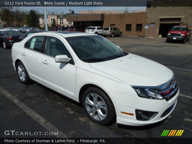 2012 Ford Fusion SE in White Suede