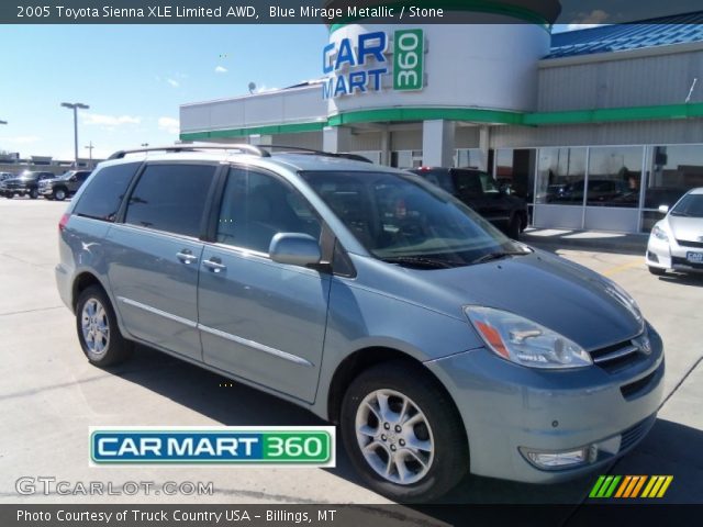 2005 Toyota Sienna XLE Limited AWD in Blue Mirage Metallic