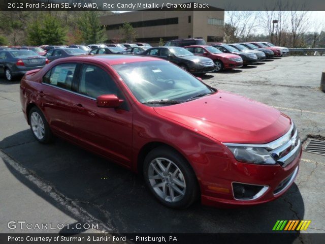 2012 Ford Fusion SEL V6 AWD in Red Candy Metallic