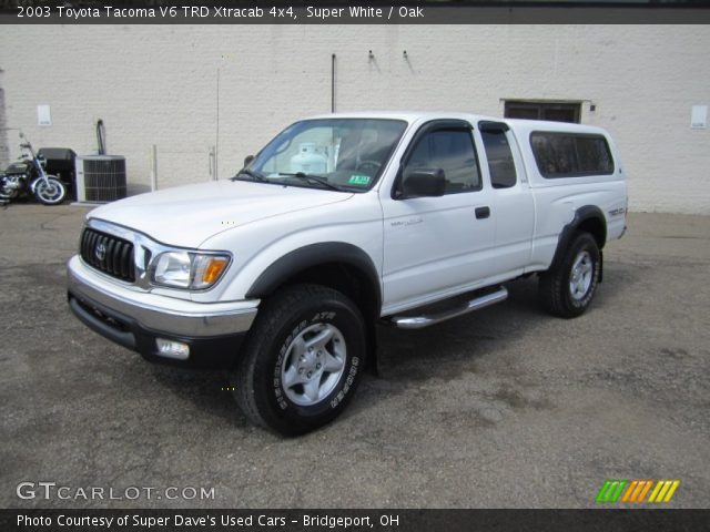 2003 Toyota Tacoma V6 TRD Xtracab 4x4 in Super White
