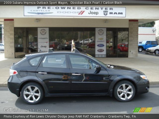 2009 Subaru Impreza Outback Sport Wagon in Obsidian Black Pearl