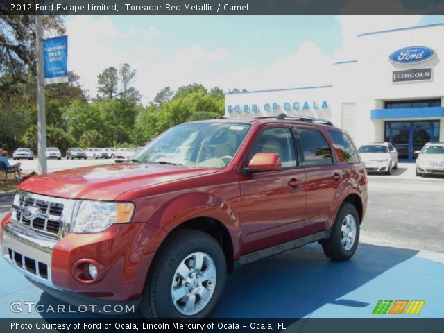 2012 Ford Escape Limited in Toreador Red Metallic