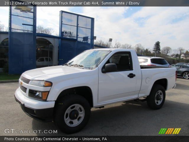 2012 Chevrolet Colorado Work Truck Regular Cab 4x4 in Summit White