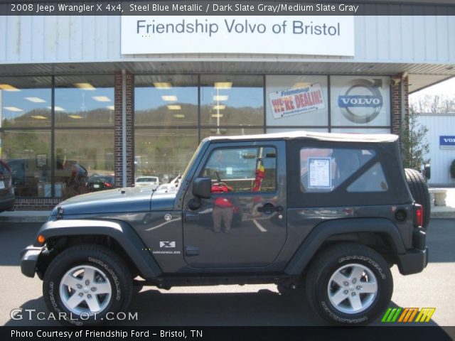 2008 Jeep Wrangler X 4x4 in Steel Blue Metallic