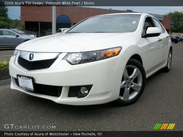 2009 Acura TSX Sedan in Premium White Pearl