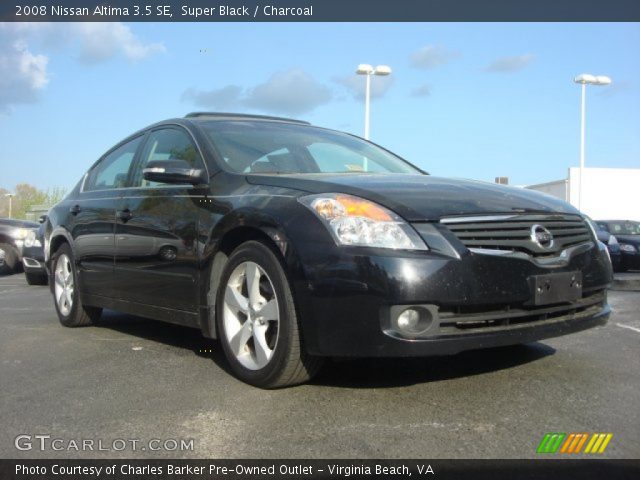 2008 Nissan Altima 3.5 SE in Super Black