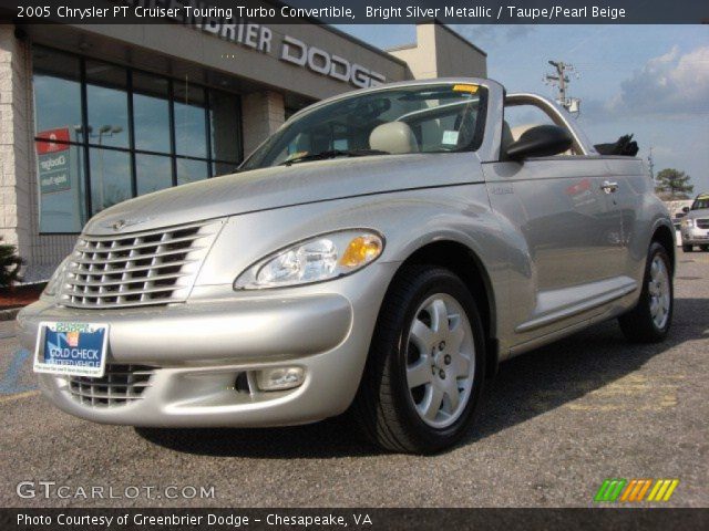 2005 Chrysler PT Cruiser Touring Turbo Convertible in Bright Silver Metallic