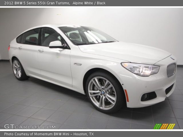 2012 BMW 5 Series 550i Gran Turismo in Alpine White