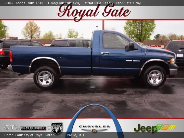 2004 Dodge Ram 1500 ST Regular Cab 4x4 in Patriot Blue Pearl