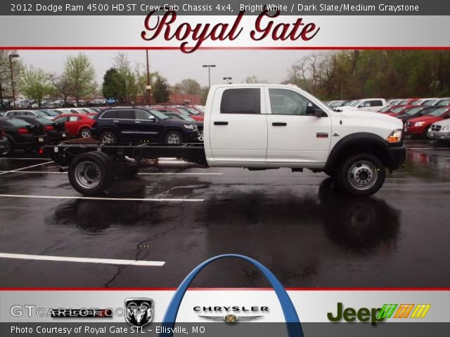 2012 Dodge Ram 4500 HD ST Crew Cab Chassis 4x4 in Bright White