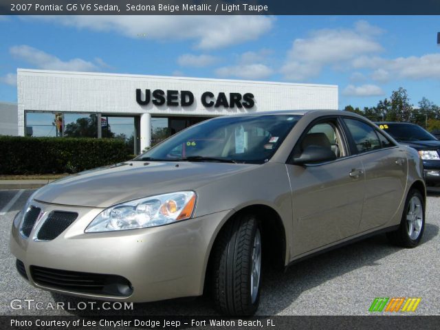 2007 Pontiac G6 V6 Sedan in Sedona Beige Metallic
