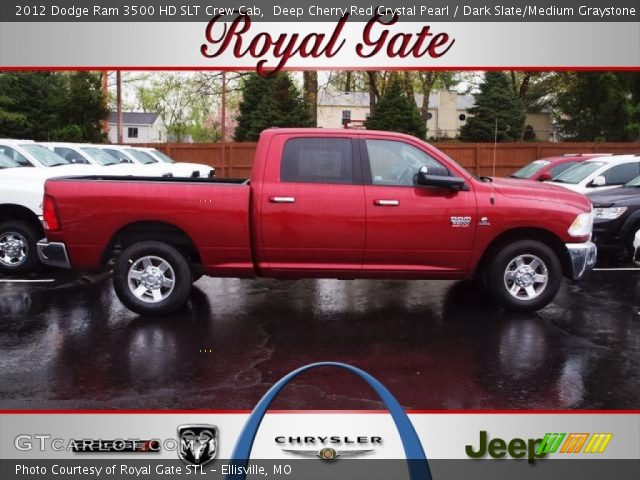 2012 Dodge Ram 3500 HD SLT Crew Cab in Deep Cherry Red Crystal Pearl