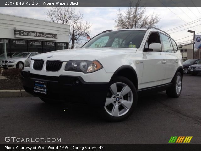 2004 BMW X3 2.5i in Alpine White