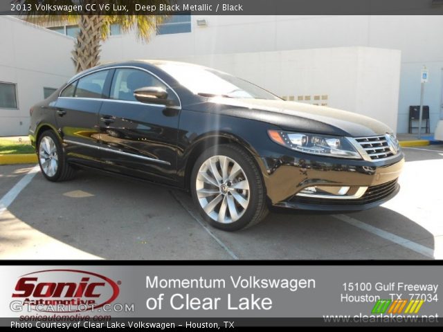 2013 Volkswagen CC V6 Lux in Deep Black Metallic