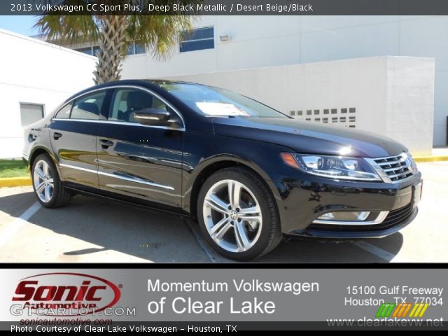 2013 Volkswagen CC Sport Plus in Deep Black Metallic