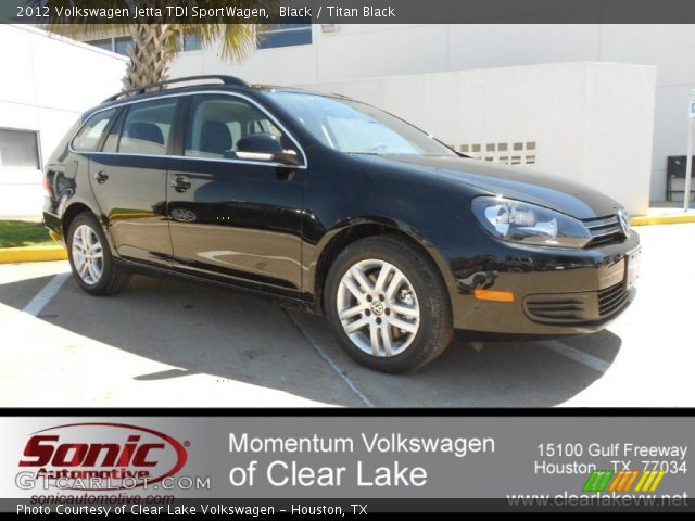 2012 Volkswagen Jetta TDI SportWagen in Black