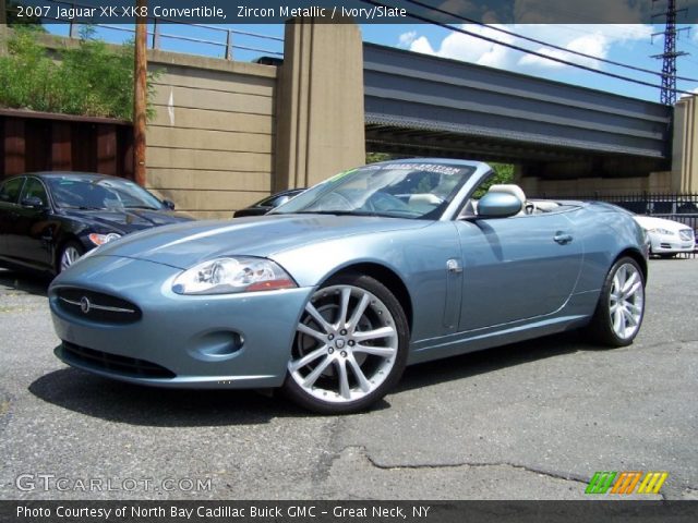 2007 Jaguar XK XK8 Convertible in Zircon Metallic