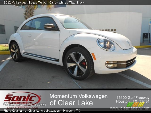 2012 Volkswagen Beetle Turbo in Candy White