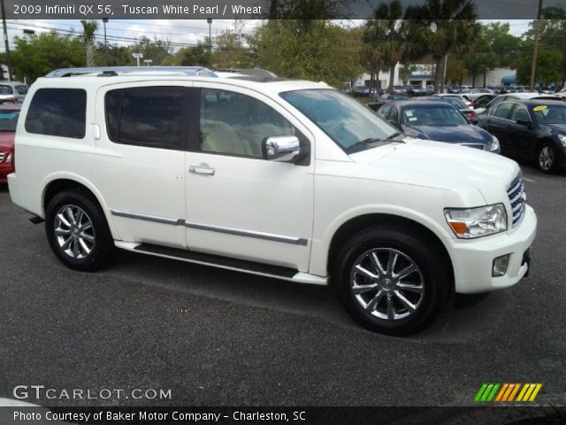 2009 Infiniti QX 56 in Tuscan White Pearl