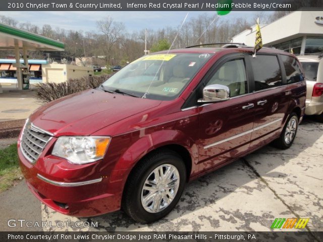 2010 Chrysler Town & Country Limited in Inferno Red Crystal Pearl