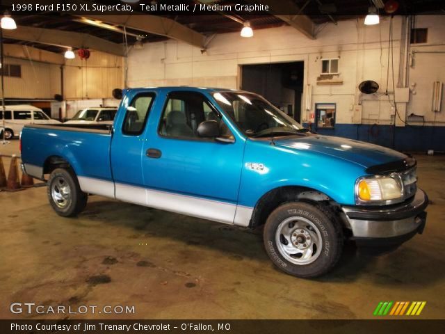 1998 Ford F150 XL SuperCab in Teal Metallic