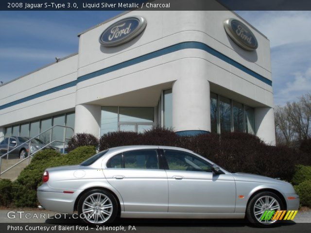 2008 Jaguar S-Type 3.0 in Liquid Silver Metallic