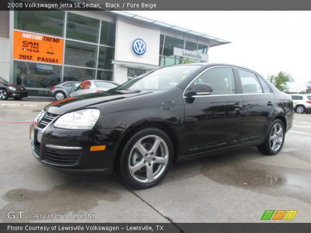 2008 Volkswagen Jetta SE Sedan in Black