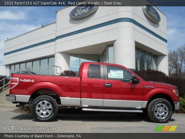 2012 Ford F150 XLT SuperCab 4x4 in Red Candy Metallic