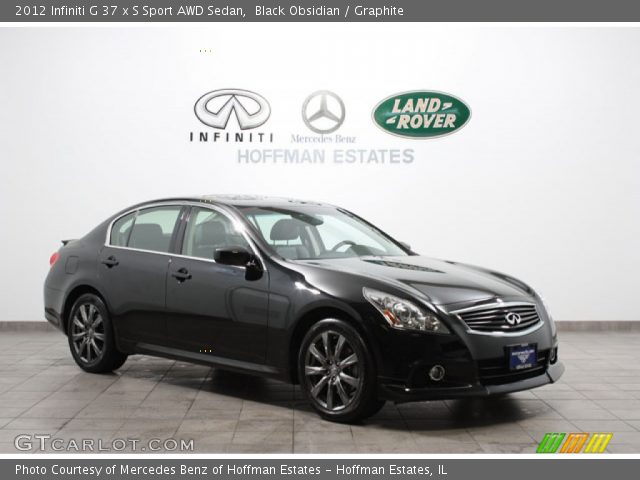 2012 Infiniti G 37 x S Sport AWD Sedan in Black Obsidian