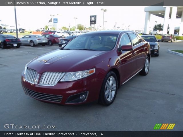 2009 Lincoln MKS Sedan in Sangria Red Metallic