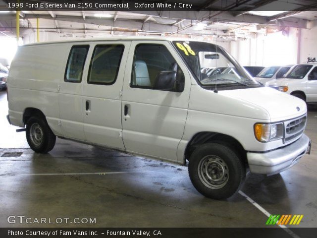 1998 Ford E Series Van E150 Commercial in Oxford White
