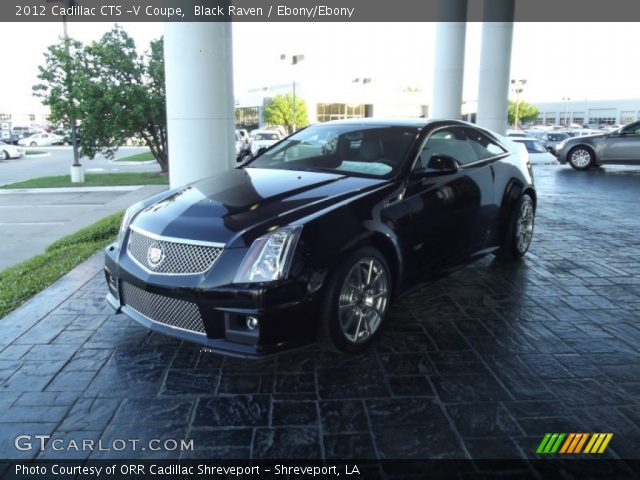 2012 Cadillac CTS -V Coupe in Black Raven