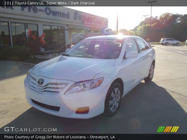 2011 Toyota Camry LE in Super White