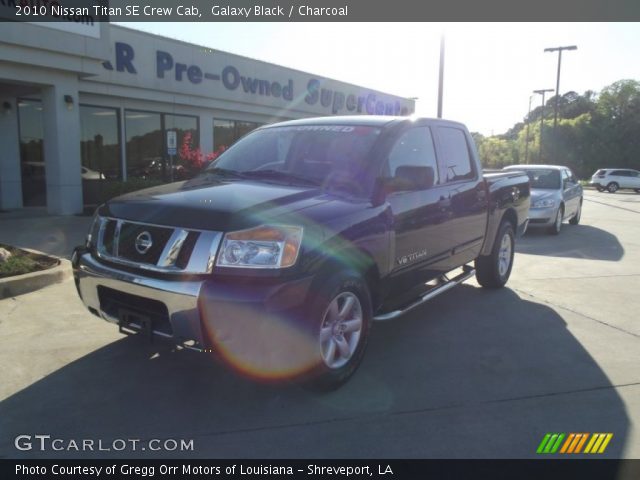 2010 Nissan Titan SE Crew Cab in Galaxy Black