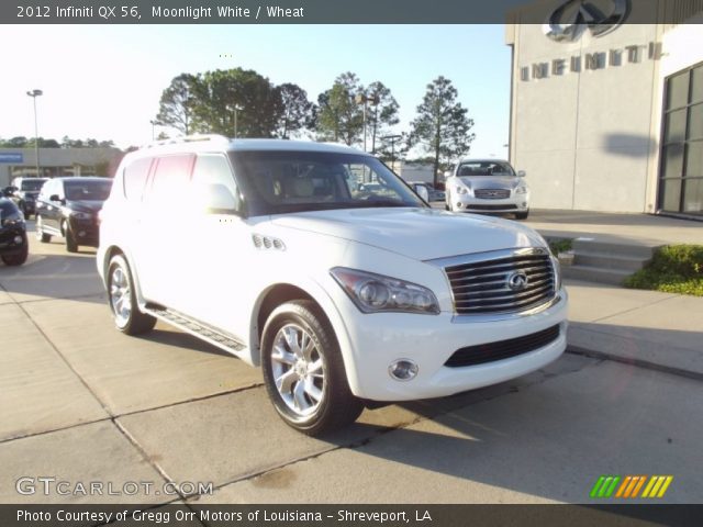 2012 Infiniti QX 56 in Moonlight White