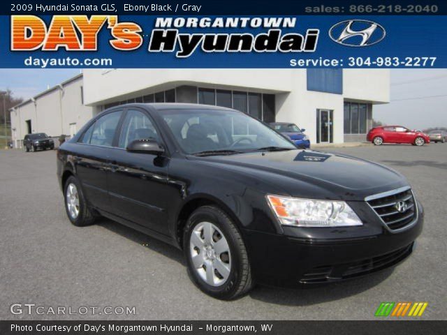 2009 Hyundai Sonata GLS in Ebony Black