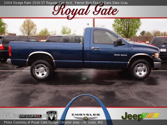2004 Dodge Ram 1500 ST Regular Cab 4x4 in Patriot Blue Pearl