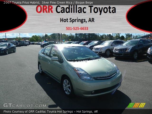 2007 Toyota Prius Hybrid in Silver Pine Green Mica