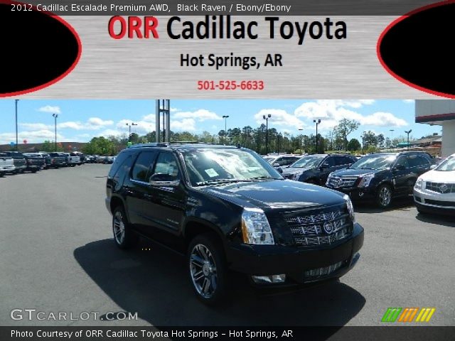 2012 Cadillac Escalade Premium AWD in Black Raven